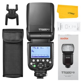 GODOX TT685II-O TT685OII TTL Camera Flash for Olympus, HSS 1/8000s GN60 2.4G Wireless Transmission Speedlite Flash Compatible for Olympus and Panasonic Camera