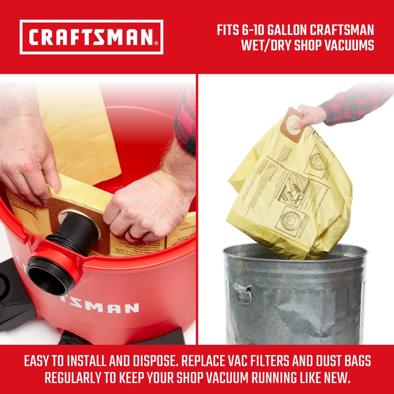 CRAFTSMAN CMXZVBE39970 Genuine Fine Dust Wet Dry Vac Dust Collection