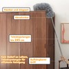 Washable Telescopic Duster, Duster, Rod and Bendable Corner Brush, Microfibre