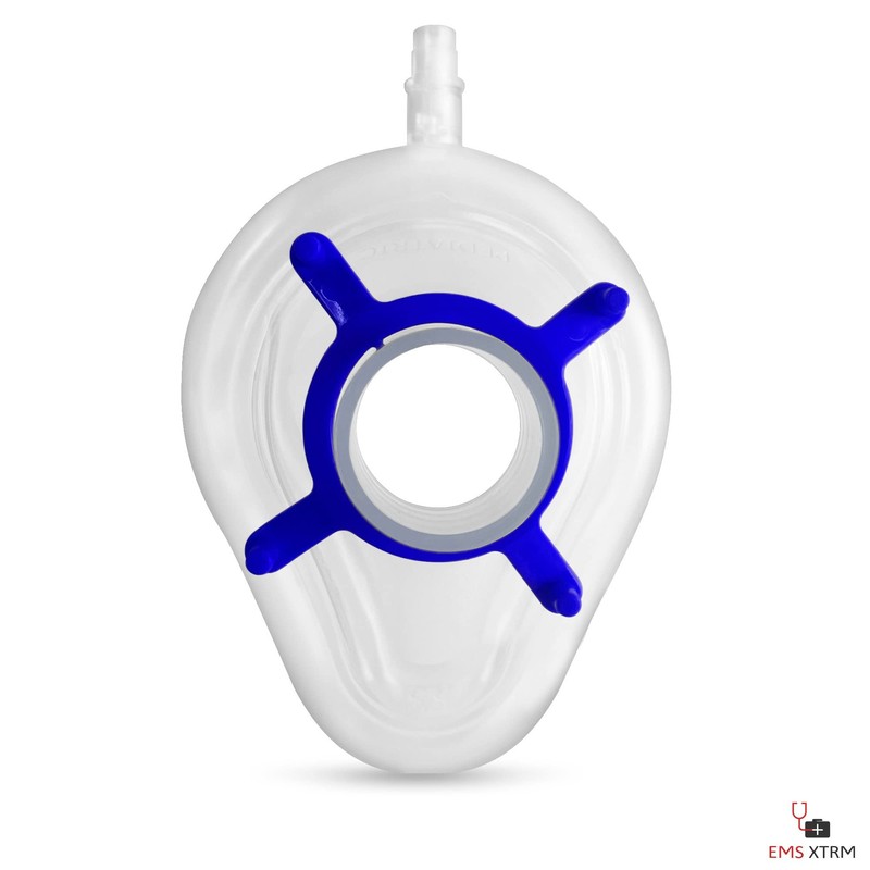 EMS XTRM CPR Rescue Mask with Valve, Pocket Resuscitator, Large