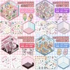 8PCS New Creative Sticker Scenes with Tweezers, 3D Isometric Room
