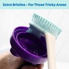 JVL Pro Clean Anti-Bac Rubber Dish Brush with Extra Bristles