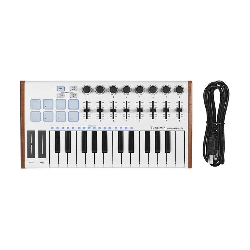 Unbranded WORLDE Tuna Mini USB MIDI Keyboard Controller 25 Key