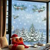 Joeyan Christmas Tree Window Clings Decoration, 9 Sheets Double-Sided Décor