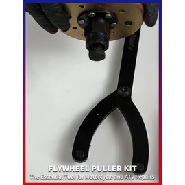 Punmew Flywheel Puller Set 10pcs Universal Flywheel Turning Tool for Motorcycles Scooters ATVs Small Engine Compatible with Yamaha Kawasaki Ducati & More