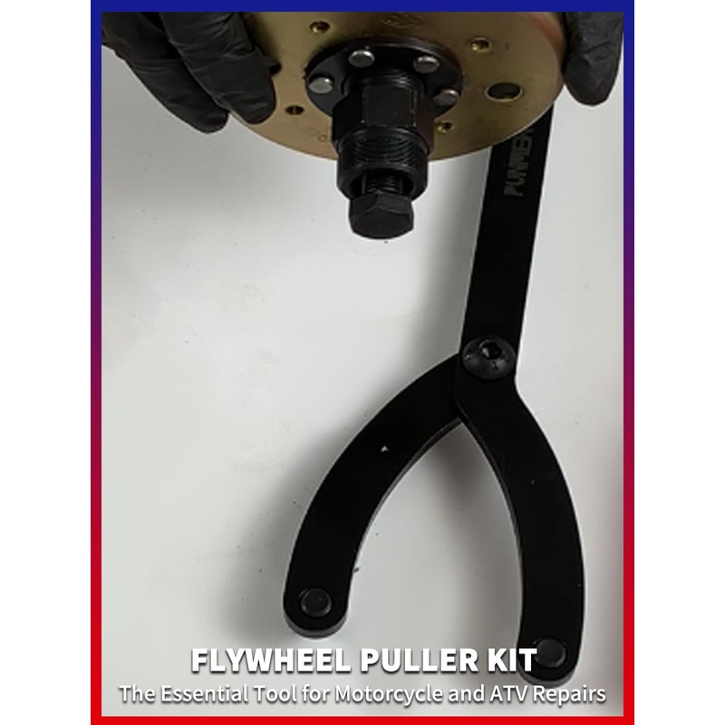 Punmew Flywheel Puller Set 10pcs Universal Flywheel Turning Tool for