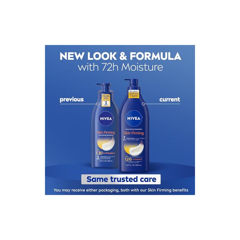 Nivea Nourishing Skin Firming Body Lotion, 16.9 Fluid Ounce