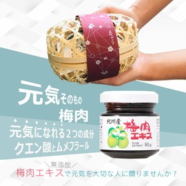 Kishu Plum Extract, 1.8 oz (50 g), Set of 2, Casual Gift, Let's Give Energy, Concentrated Extract, Domestically Produced, Aouplum, Wakayama, Ume, Citric Acid, No Additives, Raw Plum Only, Health, Reliable Domestic Production, Coplina