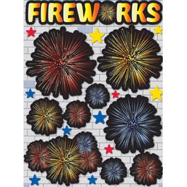 Reminisce Real Magic Fireworks 3-Dimensional Sticker