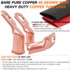 SVAAR 45 Degree Bent Bare Copper Lugs 6 AWG -