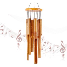 Rdutuok Bamboo Wind Chimes Memorial Gifts - Wood Wind Chime - Large Indoor Outdoor Wooden - 81cm Wind Chimes for Garden, Yard,Patio and Home Décor