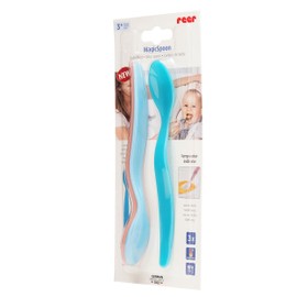 reer Soft Heat Sensor Spoon, Baby Spoon, Feeding Spoon, Easy and Safe Food Intake, Learn to Eat, BPA-Free, Multi-Colour