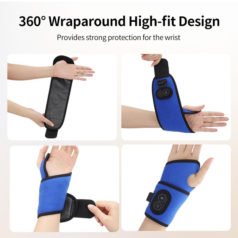 Heating Carpal Tunnel Wrist Support 6 Levels Reduce Soreness Heating
