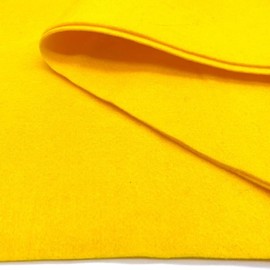 Ice Fabrics Craft Felt Fabric by The Yard - 72" Wide & 1.6mm Thick Acrylic Felt - Soft and Durable Mango Fabric for DIY Arts & Crafts, Decorations and More - Half Yard Mango