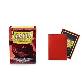 Dragon Shield Classic Crimson Standard Size 100 ct Card Sleeves Individual Pack