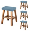 uxcell Bar Stool Cover Rectangle, Stretch Washable Saddle Counter Vanity