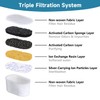 SAMANIJA10-Pack Cat Water Filters Replacement, Compatiable with WOPET W300&W300B&W500 67oz/2L