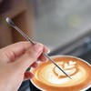 5Pcs Stainless Steel Coffee Art Pen, Coffee Carving Pen Espresso