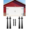 Magnetic Garage Door Hinges and Handles Kit, Garage Hardware Accents