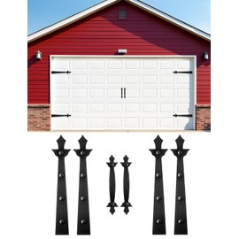 Magnetic Garage Door Hinges and Handles Kit, Garage Hardware Accents