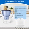 6 Pack Water Filter Compatible with Brita Maxtra/Mava,Maxtra+,Mavea,Marella jug Pitcher
