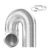 Flexible 4-Inch Aluminum Ducting, Dryer Vent Hose, Heavy-Duty Three-Layer Protection,