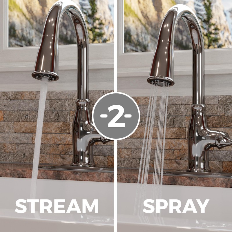 Pfister Rosslyn Kitchen Faucet with Pull Down Sprayer and Soap