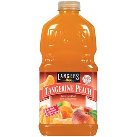 Langers Tangerine Peach Cocktail, 64 Fl Oz (Pack of 8)