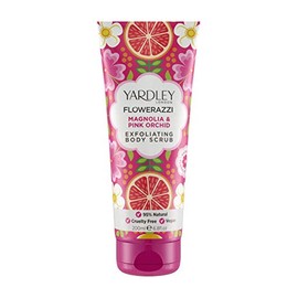 Yardley London Flowerazzi Exfoliating Scrub, Magnolia and Pink Orchid