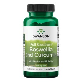 Swanson Espectro Completo De Boswellia Y Curcumina,60 Cpsulas                                                                                         