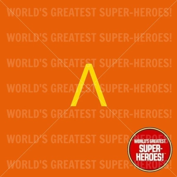 Mego Aquaman Belt Decal Reproduction Pre-Cut Vinyl For WGSH 8"