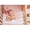 Meyco Baby Plain Fitted Sheet for Cot Bed (Flat Sheet