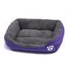 OUYUNKKA Dog Bed (S, 43 x 32 cm) Square Purple