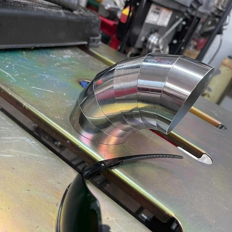 15 Degree Pie Cut JDM Bend Exhaust Cutting Fixture Titanium
