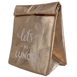 Creative Brands - Bolsa de papel con aislamiento lavable, 17,8 x 25,4 cm, diseño de Let's Do Lunch