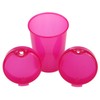 Sippy Cup Drinking Cup Set Red / Pink with Lid