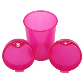 Sippy Cup Drinking Cup Set Red / Pink with Lid Small Opening 1 Piece