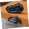 Operitacx Wireless Motorcycle Helmet Headset Intercom System Range Dustproof Frostproof