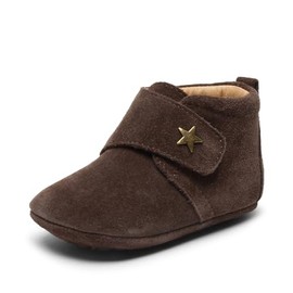 Bisgaard Unisex Children's Baby Star Slippers, dark brown