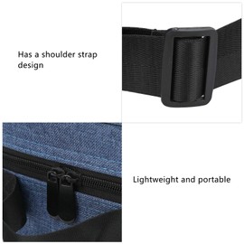 Thumb Piano Bag, 17 Keys Kalimba Case Thumb Finger Piano Storage Bag Musical Instrument Handbag Accessories Blue