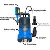 PANRANO 1/3 HP Submersible Sump Pump with Automatic Float for