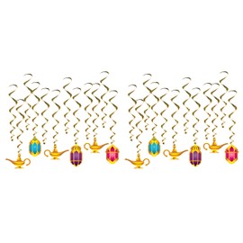 Lantern & Lamp Whirls, 12 Pcs Pack of 2