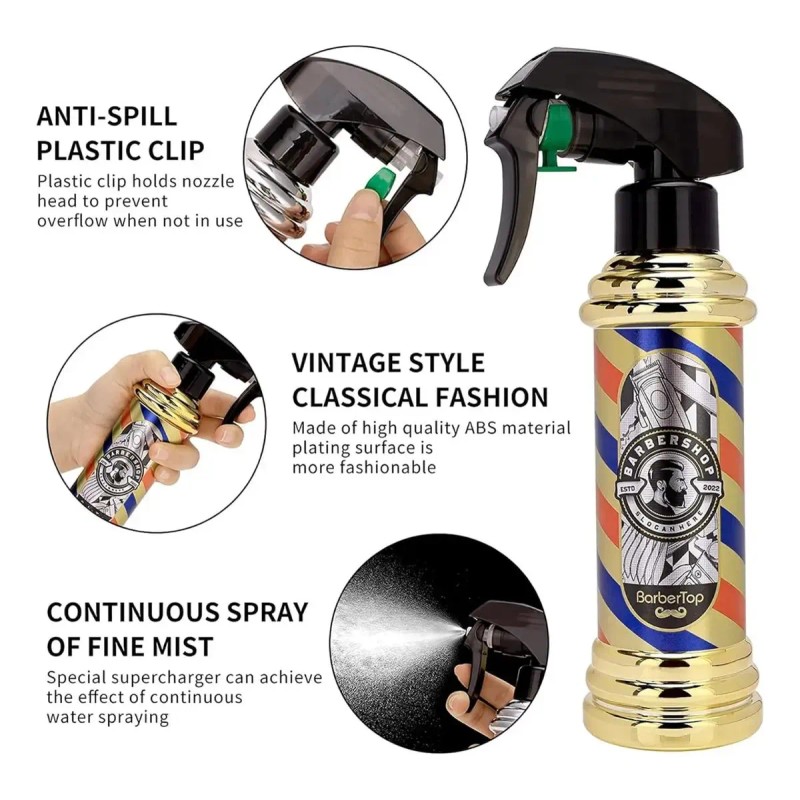Juego De Cepillo Para El Cabello Y Botella Con Atomizador