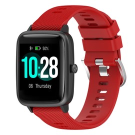 Fit for ID205L Watch Bands for Women Men, 19mm Quick Release Silicone Replacement Bands Straps Wristbands Bracelet Fit for ID205L ID205 ID205S SW020 SW021/Boat Watch STORM (Red)