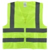 NEIKO 2 Pockets Neon Green Safety Vest with Reflective Strips