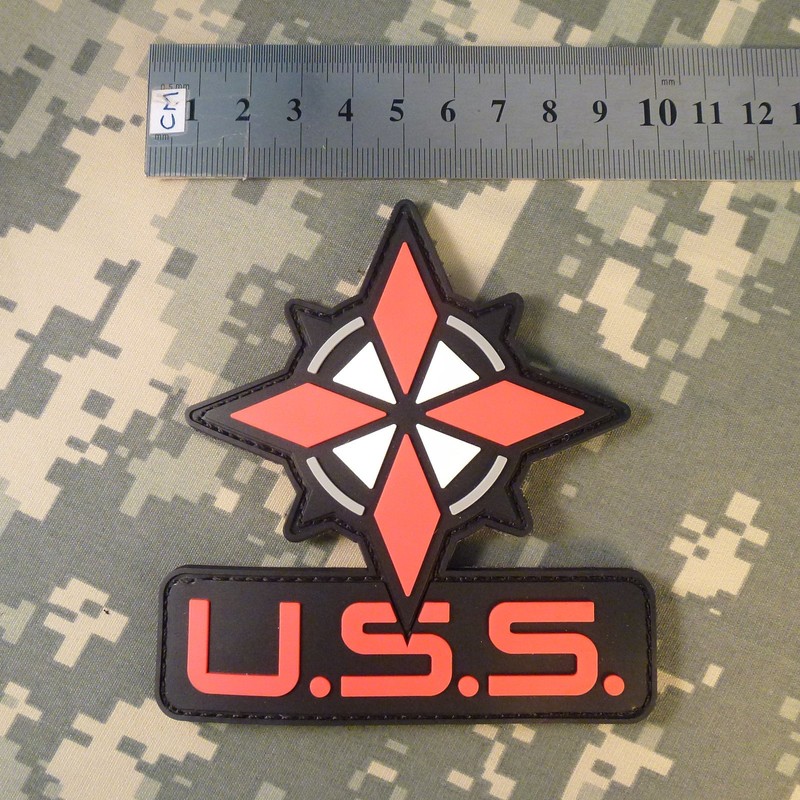 Resident Evil Op Raccoon City USS Logo Umbrella Security PVC