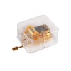 VOANZO Retro Engraved Mini Wind Up Musical Box Clear Hand