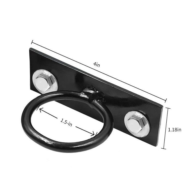 Aoneky 1.5 inch Decorative Rope Supports Holder- Drop Ring Brackets