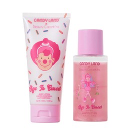 Beauty Creations - Set De Loción y Mist Con Brillo, Candy Land Life Is Sweet, Con Niacinamida, Ácido Hialurónico y Vitamina E, Aroma Dulce y Acabado Luminoso