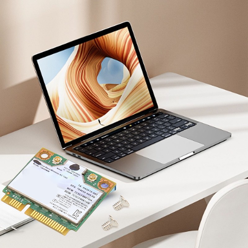 7260HMW Network Card 300Mbps 2.4GHz 867Mbps 5GHz BT4.0 Stable Safe